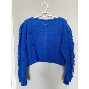 3.1 Phillip Lim fringe cropped sweater